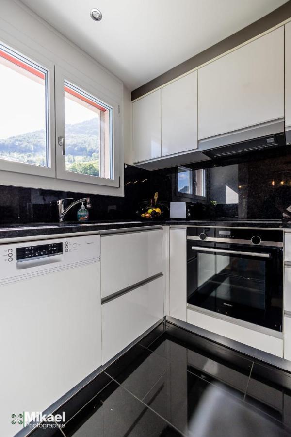 Gruyere Alpes Appartement 3 Chambres Bbq Parking Neirivue 외부 사진
