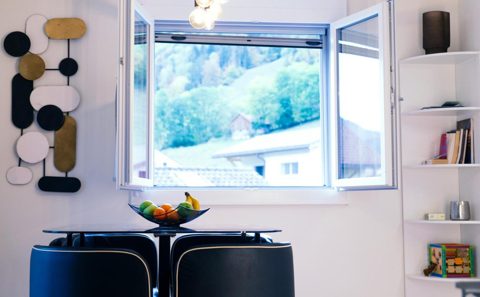 Gruyere Alpes Appartement 3 Chambres Bbq Parking Neirivue 외부 사진